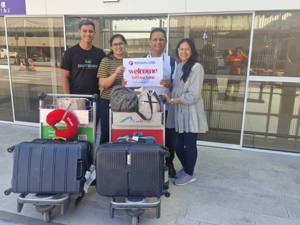 From Gujarat to Hong Kong, a beautiful journey begins!